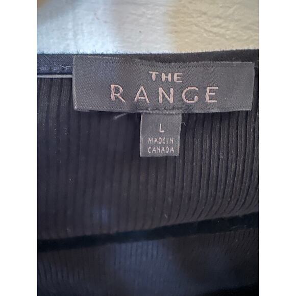 The Range, Mass Keyhole Square Neck Rib Top, Size L - Picture 4 of 5